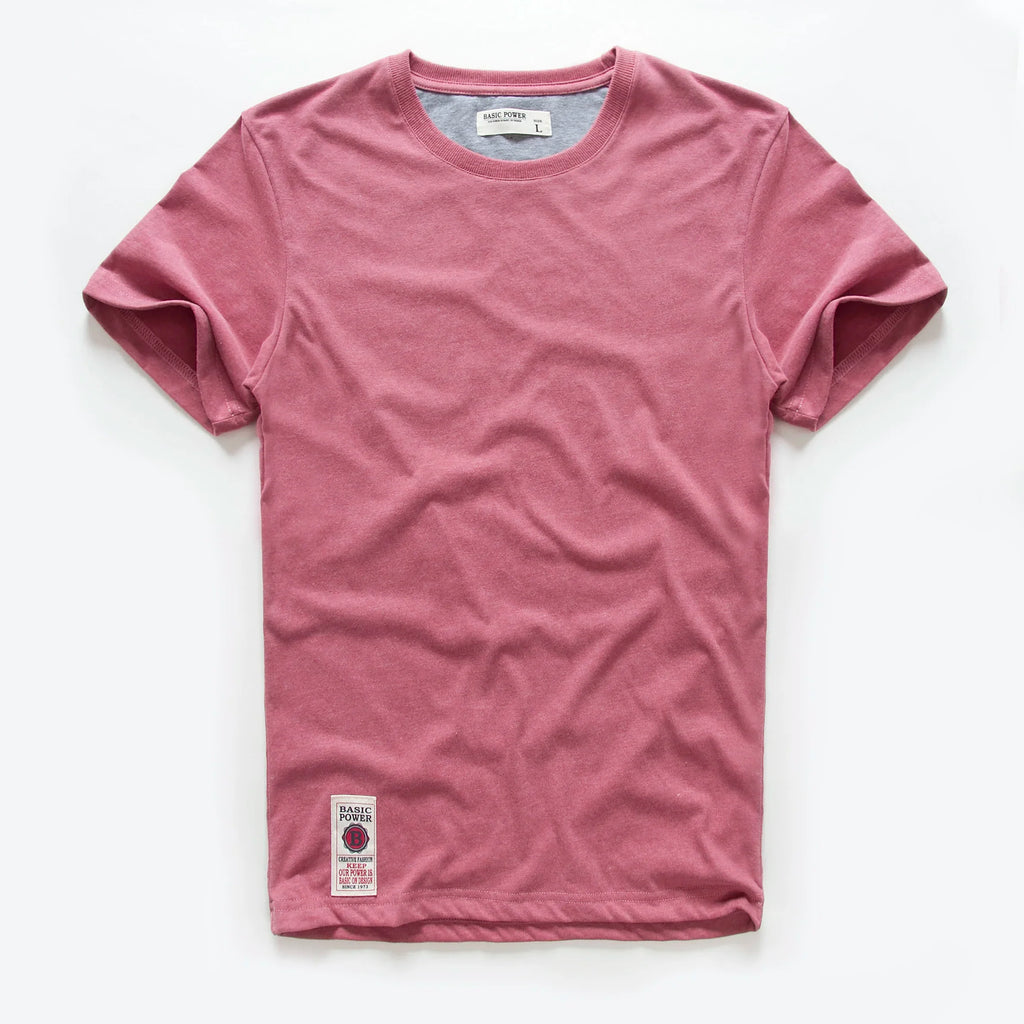 Men's T-shirt Men's clothing Causal Cotton Basic Tshirt Male streetwear Short sleeve tee Man Y2k Tops Oversized Graphic T-shirts